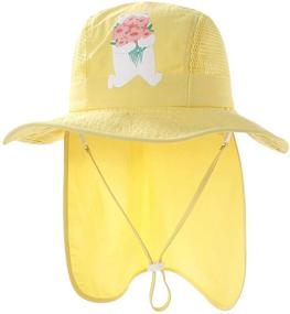 img 4 attached to 🧢 Ultimate Protection: Connectyle Boys Mesh Sun Hat with Neck Flap - Ideal for Beach Play and Fishing Activities