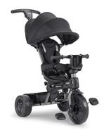 🚲 joovy tricycoo 4.1 kid's tricycle: a versatile toddler trike for all stages - black logo