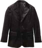 🧥 isaac mizrahi velvet blazer jacket for big boys logo