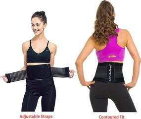 img 3 attached to 👍 SpineRefined Lumbar Back Brace - Advanced Dual Compression Straps for Optimal Low Back Support and Effective Back Pain Relief