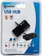 🖥️ enhanced seo: connectland cl-hub20033 ultra-slim usb 2.0 4-port hub - ideal for desktops and laptops in black logo
