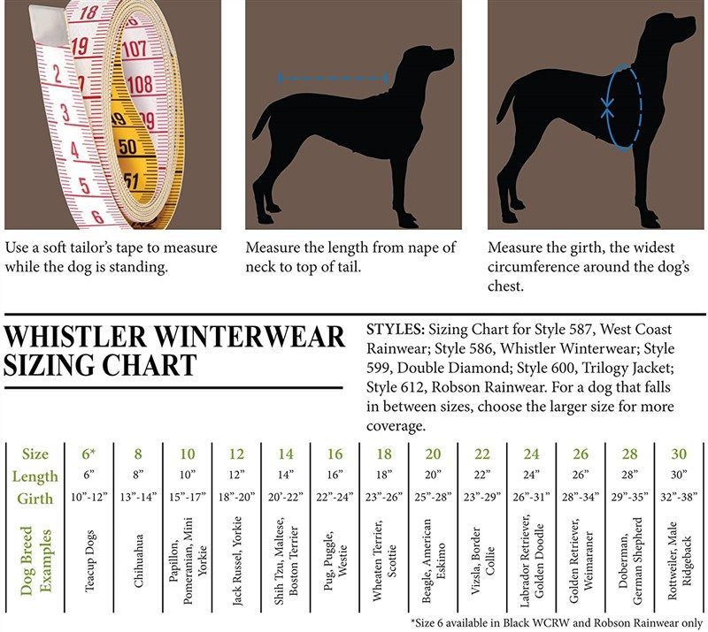 rc pet products whistler winter dogs 로고