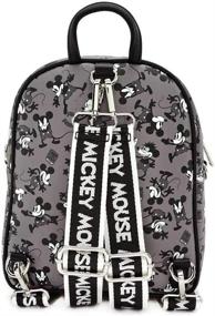 img 3 attached to Loungefly Disney Mickey Mouse Backpack: Spacious and Stylish Disney-Inspired Bag