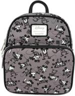 loungefly disney mickey mouse backpack: spacious and stylish disney-inspired bag логотип