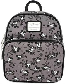 img 4 attached to Loungefly Disney Mickey Mouse Backpack: Spacious and Stylish Disney-Inspired Bag