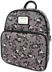 img 1 attached to Loungefly Disney Mickey Mouse Backpack: Spacious and Stylish Disney-Inspired Bag