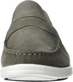 img 3 attached to Driver Club USA Leather Perforated Men's Shoes in Loafers & Slip-Ons