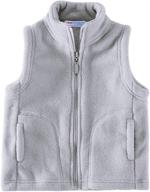 littlespring little fleece vests zipper boys' clothing ~ jackets & coats logo