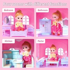 img 2 attached to Dreamhouse Bathroom Furniture Accessories for Dollhouse