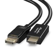 кабель hdmi для hdtv с покрытием золотом displayport логотип