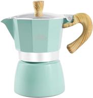 кофеварка для топки mermo yilan stovetop espresso maker moka pot - 3 порции кофе для насыщенного ароматного и крепкого классического итальянского эспрессо логотип