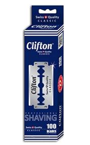 img 4 attached to 🪒 100 Clifton Classic Double Edge Razor Blades - Premium Safety Razor Blades for Men's Shaving - Ensures Smooth & Clean Shave - 1 Year Supply