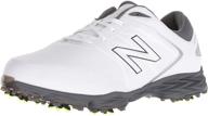 революционизируйте свою игру с белыми кроссовками new balance men's striker. логотип