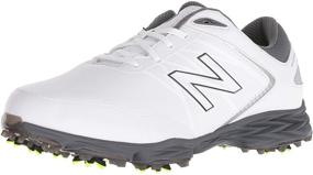 img 4 attached to Революционизируйте свою игру с белыми кроссовками New Balance Men's Striker.