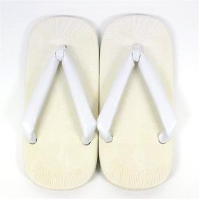 img 2 attached to Traditional Japanese Setta Sandals for Boys - Elegant White Designs by KYOETSU