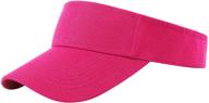 cooraby adjustable sports sun visor hats for women and men - stylish sun visor caps logo