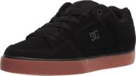 dc mens skate black pirate men's shoes for athletic logo