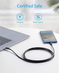 img 1 attached to 🔌 Anker Powerline II USB-C to USB-C Cable (6ft) - USB-IF Certified, Power Delivery PD Charging for MacBook, Matebook, iPad Pro 2020, Chromebook, Nintendo Switch, and More - Black
