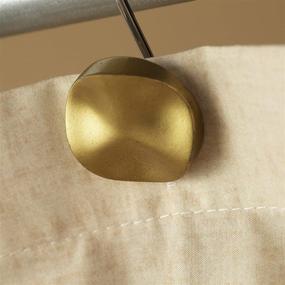 img 2 attached to 🚿 Gold Sparkle Shower Curtain Hooks by SKL Home – Saturday Knight Ltd.