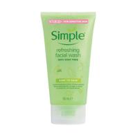 simple kind to skin refreshing facial wash gel, 150ml (5 fl. oz) logo