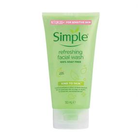 img 4 attached to Simple Kind to Skin Refreshing Facial Wash Gel, 150ml (5 fl. oz)