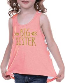 img 4 attached to 👯 Bump Beyond Designs Girls' Clothing - Sister Outfit Collection