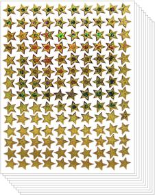 img 2 attached to 🌟 Shining Star School Mini Reward Stickers Kid: Gold (10 Sheets)