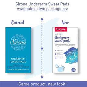img 3 attached to Sirona Disposable Underarm Sweat Pads -12 Pads: Ultimate Protection for All-Day Dryness!