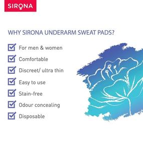 img 2 attached to Sirona Disposable Underarm Sweat Pads -12 Pads: Ultimate Protection for All-Day Dryness!