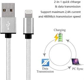 img 3 attached to Certified Charger Braided Charging Compatible Computer Accessories & Peripherals