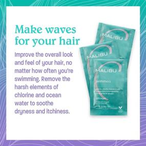 img 1 attached to 💦 Восстановите и защитите свои волосы с помощью средства для волос Malibu C Swimmers Wellness