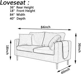 img 2 attached to Swanna Waterproof Plastic Thicker Loveseat