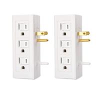 🔌 cable matters 2-pack 6 outlet splitter - expand your wall outlet with grounded side access outlet extender logo