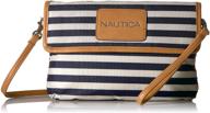 👜 stylish and secure: nautica rfid blocking mini lavendula women's handbags & wallets logo