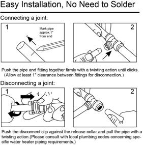 img 3 attached to 🔧 Effortless Plumbing: SUNGATOR Connect Disconnect Copper Fittings for Seamless Solutions