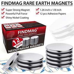 img 1 attached to 💪 Enhanced Magnetic Power with FINDMAG Neodymium Double Sided Permanent Scientific