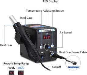 img 3 attached to 🔧 Precision Temperature Control Anti Static Desoldering Tweezers: Achieve Perfect Soldering Results