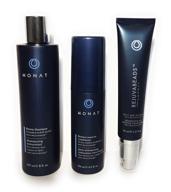 💆 monat r3 shampoo system + restore leave-in conditioner + rejuvabeads logo