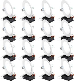 img 4 attached to 💡 Sunco Lighting 16 Pack 6 Inch LED Recessed Ceiling Lights: Slim Industrial Electrical and Lighting Components for Energy-Efficient Illumination