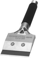 🔪 warner manufacturing 790 strip n clean scraper: soft grip handle, 4-inch blade logo