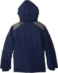 img 2 attached to YMI Boys Big Boys' Bubble Jacket: Stylish Faux-Leather Pocket for a Trendy Look