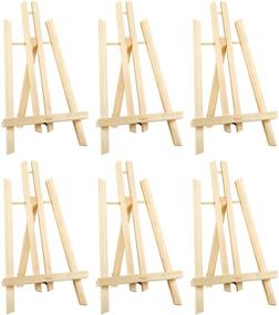 img 1 attached to 🖼️ Sorillo Brands 14 inch A-Frame Wooden Easel (Wood) - 1 Easel