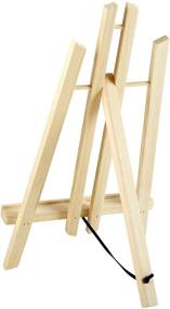 img 3 attached to 🖼️ Sorillo Brands 14 inch A-Frame Wooden Easel (Wood) - 1 Easel