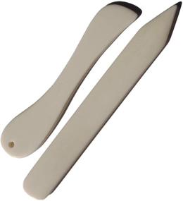 img 4 attached to 📐 VENCINK Genuine Bone Folder Paper Creaser Set: Perfect Tool for Paper Crafts, Bookbinding, and Leather Works