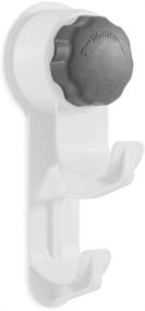 img 4 attached to 🧲 Camco 44030 Marine Suction Cup Towel Hook - Versatile Solution for Hanging Items on Your Boat's Interior or Exterior, Glass or Smooth Surfaces, 2