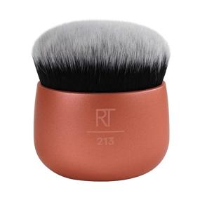 img 1 attached to 🎨 Real Techniques 1855 Makeup Blender Brush for Liquid Foundation: Versatile for Cream and Powder Foundations, Orange - Expert Review and Buying Guide