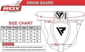 img 3 attached to 🥊 Maya Hide Leather RDX Groin Protector for Boxing, Muay Thai, Kickboxing, and MMA Fighting - Abdominal Guard for Martial Arts Training, Men's Jockstrap Abdo Gear for Taekwondo, Sparring, and Grappling