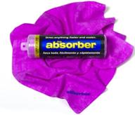 🧽 cleantools 44149 absorber synthetic chamois for drying, 27&#34; x 17&#34;, purple logo