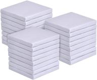 🖼️ 24 pack of 3x3 inch mini canvas panels for crafts, painting, and drawing logo