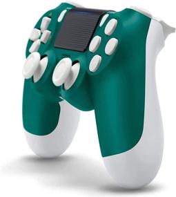 img 3 attached to 🎮 YU33 Alpine Green Wireless Controller for PS4 with 1 Pack Cables and 2 Rainbow Caps - Enhanced Joystick with Touch Pad, Stereo Headset Jack, and Dual Motors (2021 Edition)